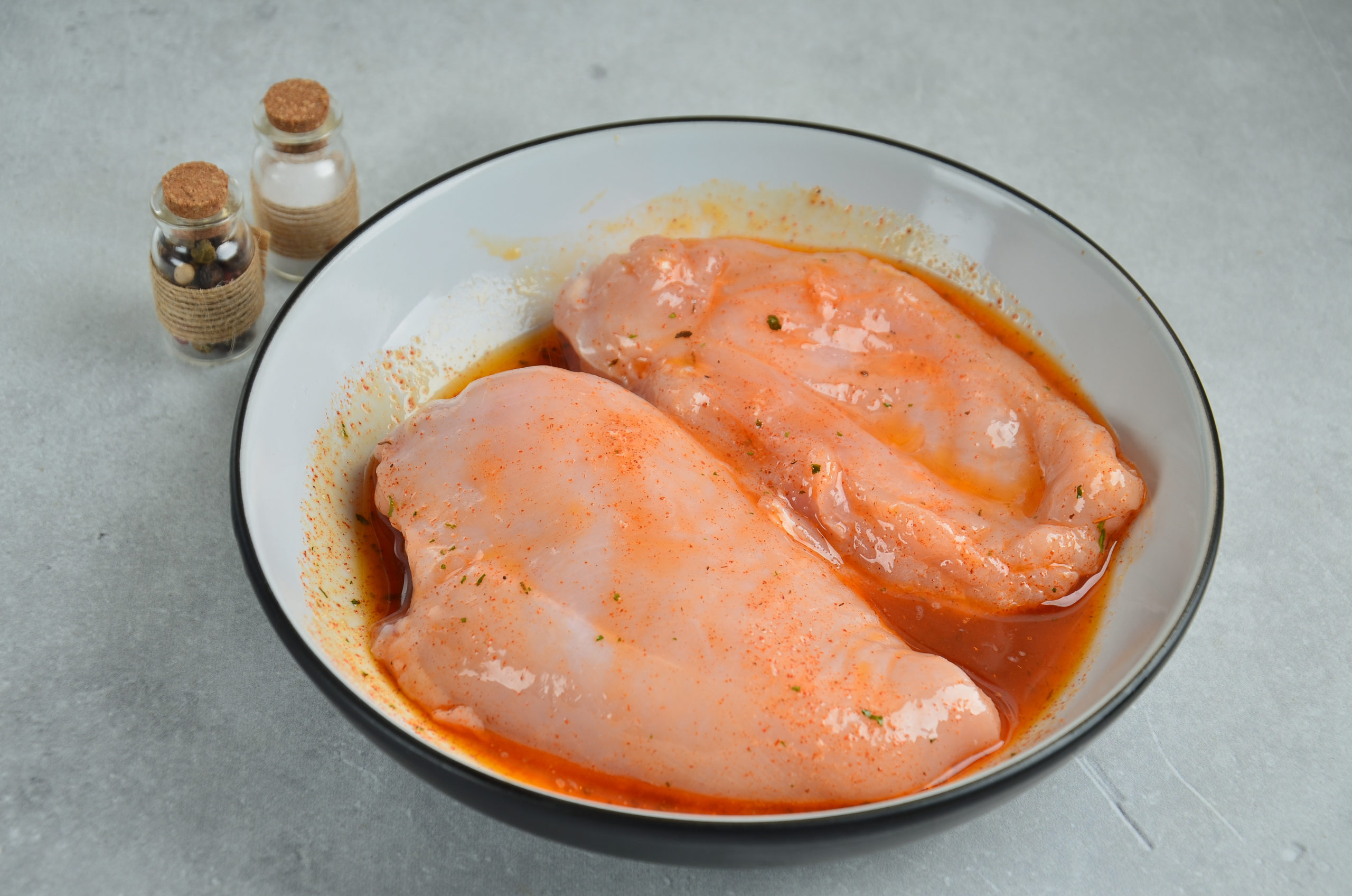 chicken breast with marinade