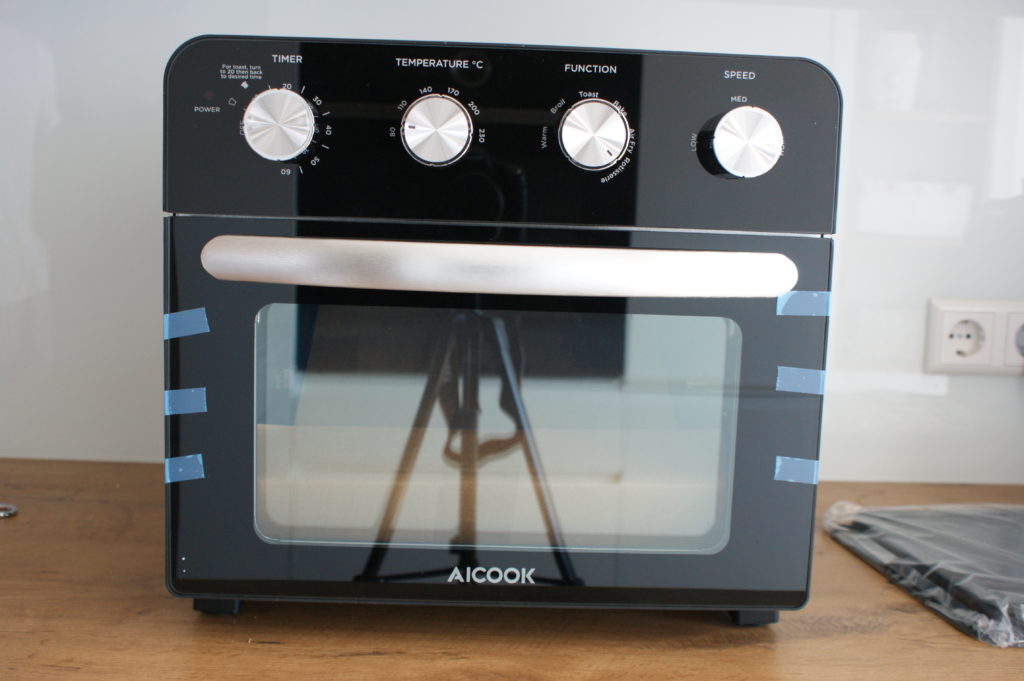 aicook air fryer toaster oven design