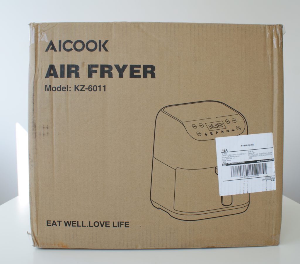 aicook air fryer packaging